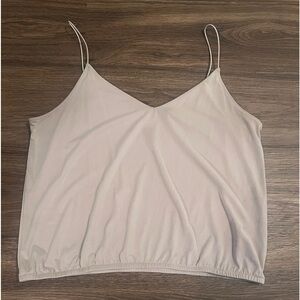 Express tan tank size large